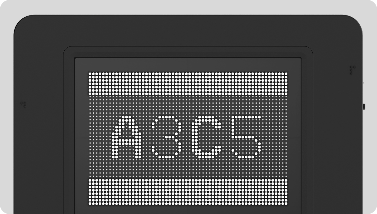 Dot Pad X 20-cell display close up