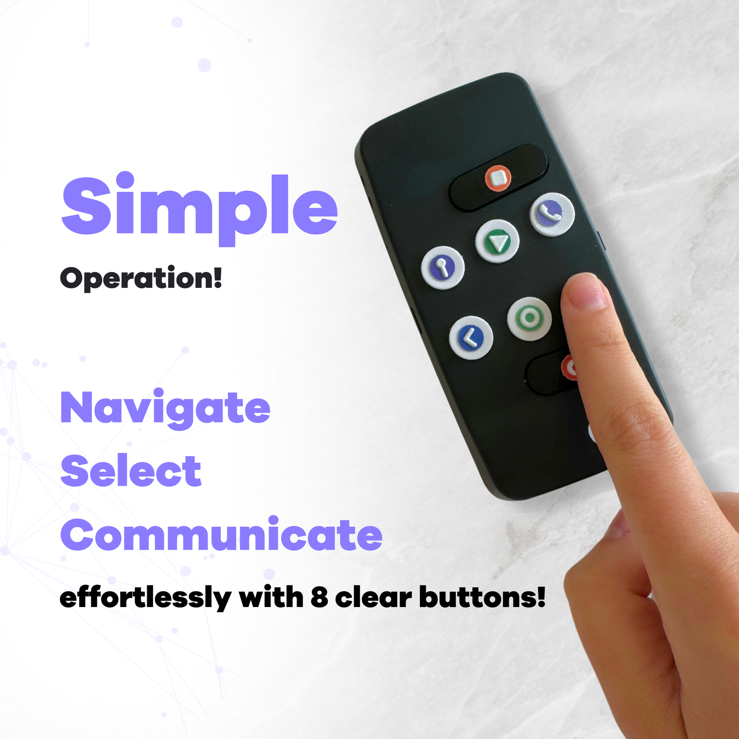 Hable Easy Shown with 8 buttons