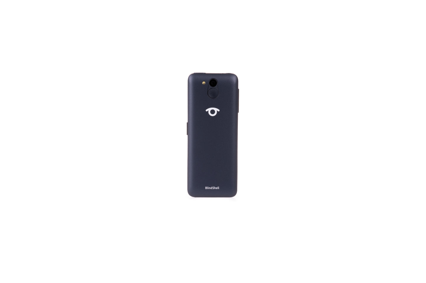 Shows the back of the Ocean Blue BlindShell Classic 3