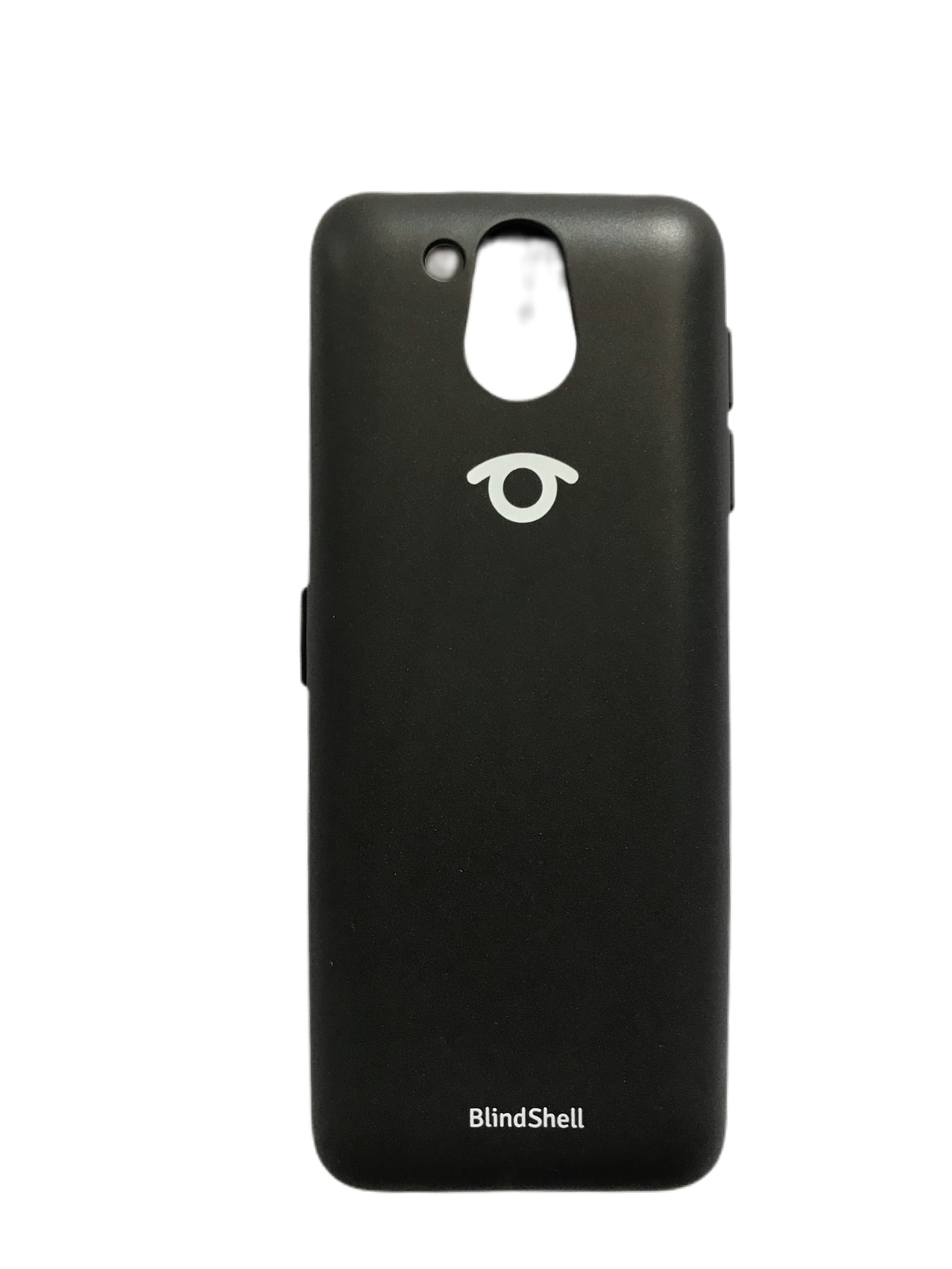 The open black BlindShell Classic Flip Case, with its pockets visible.