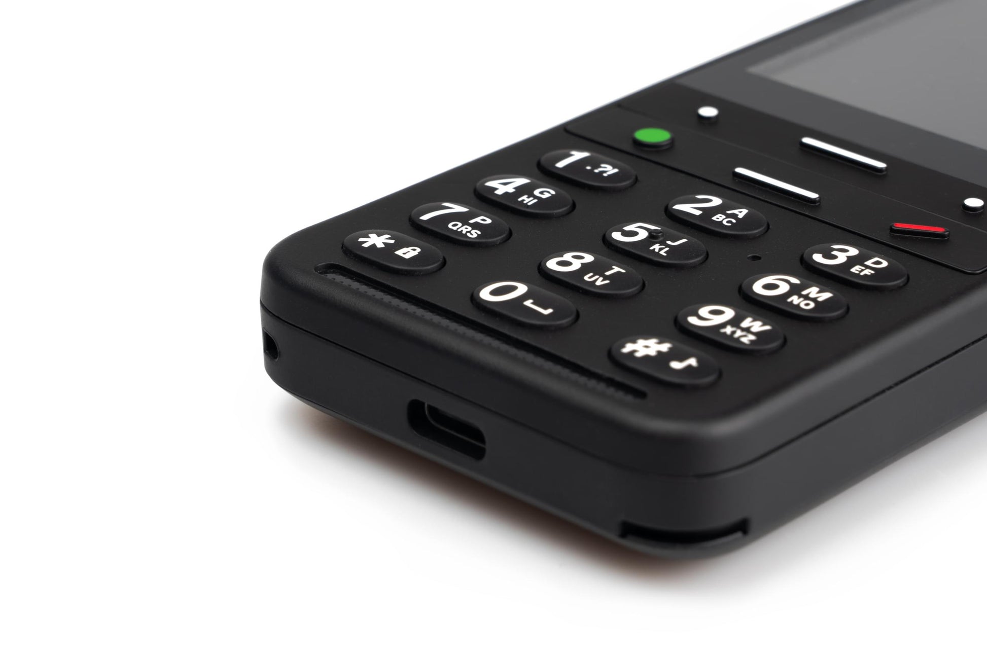 BlindShell Classic 2 Accessible Tactile Button Cell Phone - Black