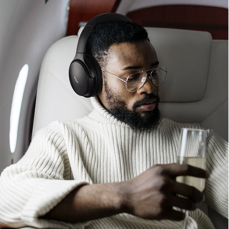 Tribit QuietPlus 71 Bluetooth Over the Ear Headphones with Active Noise Cancellation