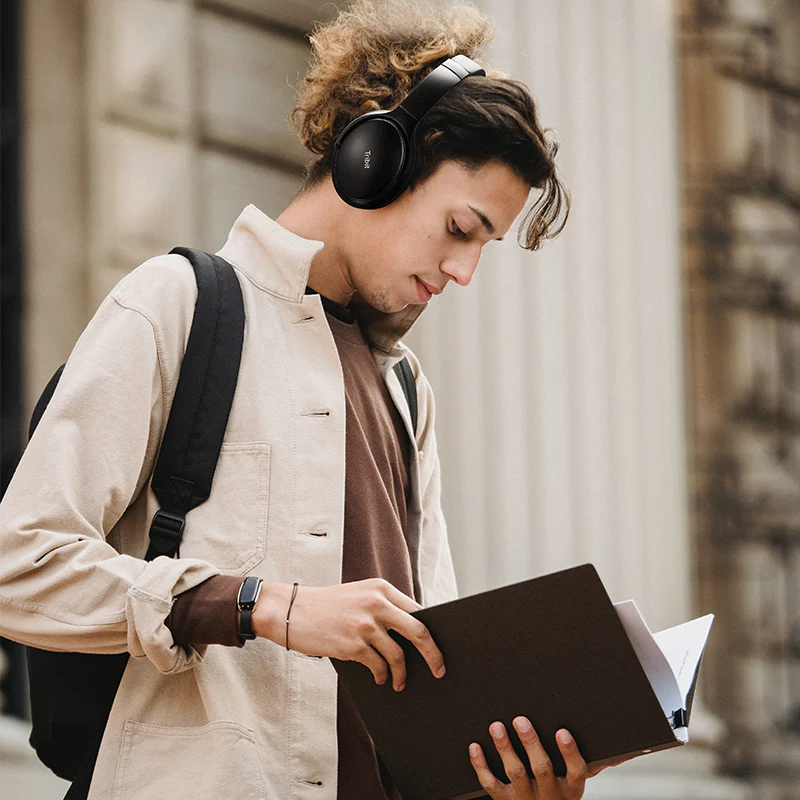 Tribit QuietPlus 71 Bluetooth Over the Ear Headphones with Active Noise Cancellation
