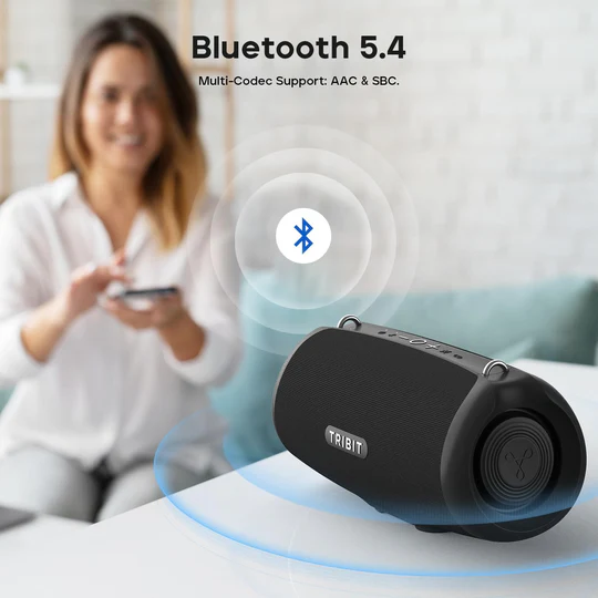 Tribit StormBox Lava Portable Bluetooth Speaker with 80W Sound