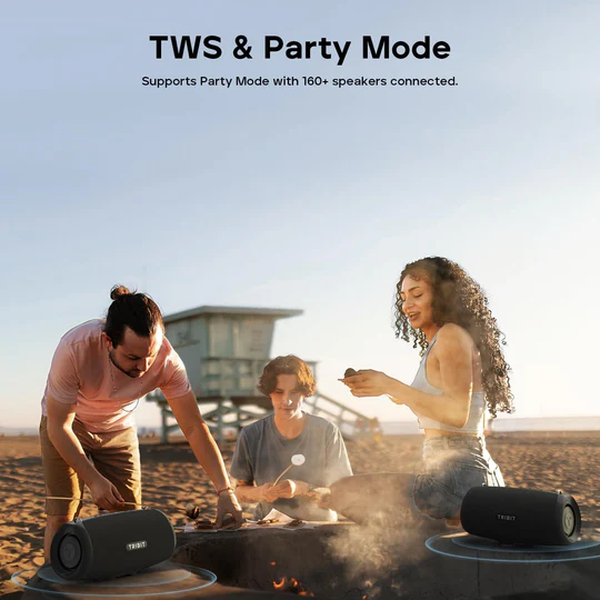 Tribit StormBox Lava Portable Bluetooth Speaker with 80W Sound