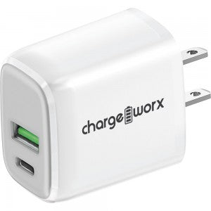 Dual USB C & USB A 38Watt PD Wall Charger